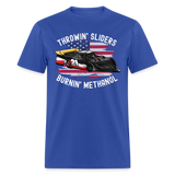 Throwin' Sliders | FSR Merch | Adult T-Shirt - royal blue