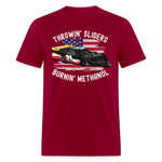 Throwin' Sliders | FSR Merch | Adult T-Shirt - dark red