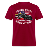Throwin' Sliders | FSR Merch | Adult T-Shirt - dark red