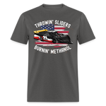Throwin' Sliders | FSR Merch | Adult T-Shirt - charcoal