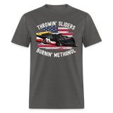 Throwin' Sliders | FSR Merch | Adult T-Shirt - charcoal