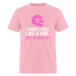 Race Like A Girl | FSR Merch | Adult T-Shirt - pink