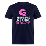 Race Like A Girl | FSR Merch | Adult T-Shirt - navy