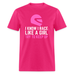 Race Like A Girl | FSR Merch | Adult T-Shirt - fuchsia