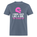 Race Like A Girl | FSR Merch | Adult T-Shirt - denim