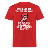 No Flowers For You | FSR Merch | Adult T-Shirt - red