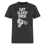 Eat Sleep Ride | FSR Merch | Adult T-Shirt - heather black
