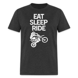 Eat Sleep Ride | FSR Merch | Adult T-Shirt - heather black