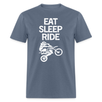 Eat Sleep Ride | FSR Merch | Adult T-Shirt - denim
