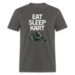 Eat Sleep Kart | FSR Merch | Adult T-Shirt - charcoal