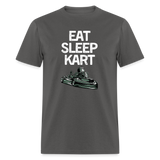 Eat Sleep Kart | FSR Merch | Adult T-Shirt - charcoal