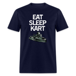 Eat Sleep Kart | FSR Merch | Adult T-Shirt - navy
