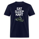 Eat Sleep Kart | FSR Merch | Adult T-Shirt - navy