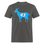 43 Is The GOAT | FSR Merch | Adult T-Shirt - charcoal