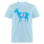 43 Is The GOAT | FSR Merch | Adult T-Shirt - powder blue
