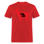 3 Is The GOAT | FSR Merch | Adult T-Shirt - red
