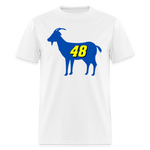 48 Is The GOAT | FSR Merch | Adult T-Shirt - white