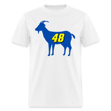 48 Is The GOAT | FSR Merch | Adult T-Shirt - white