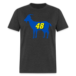 48 Is The GOAT | FSR Merch | Adult T-Shirt - heather black