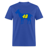 48 Is The GOAT | FSR Merch | Adult T-Shirt - royal blue