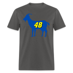 48 Is The GOAT | FSR Merch | Adult T-Shirt - charcoal