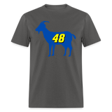 48 Is The GOAT | FSR Merch | Adult T-Shirt - charcoal