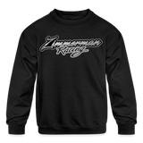 Zimmerman Racing | 2023 | Youth Crewneck Sweatshirt - black