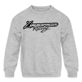 Zimmerman Racing | 2023 | Youth Crewneck Sweatshirt - heather gray