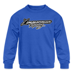 Zimmerman Racing | 2023 | Youth Crewneck Sweatshirt - royal blue