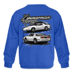 Zimmerman Racing | 2023 | Youth Crewneck Sweatshirt - royal blue