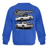 Zimmerman Racing | 2023 | Youth Crewneck Sweatshirt - royal blue