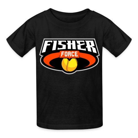 Fisher Force | Golden | 2023 | Youth T-Shirt - black