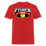 Fisher Force | Golden | 2023 | Adult T-Shirt - red