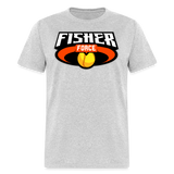 Fisher Force | Golden | 2023 | Adult T-Shirt - heather gray