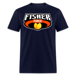 Fisher Force | Golden | 2023 | Adult T-Shirt - navy