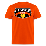 Fisher Force | Golden | 2023 | Adult T-Shirt - orange