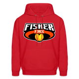 Fisher Force | Golden | 2023 | Adult Hoodie - red