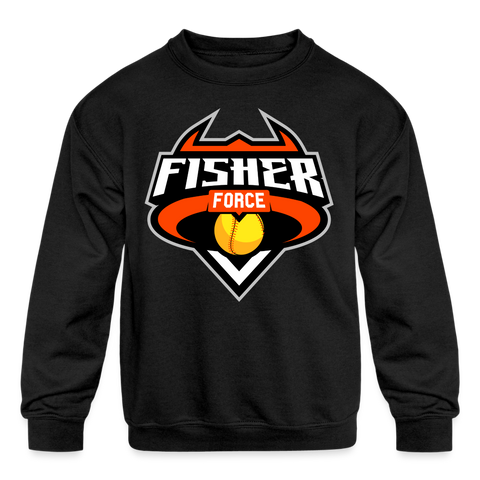 Fisher Force | Golden Diamond | 2023 | Youth Crewneck Sweatshirt - black