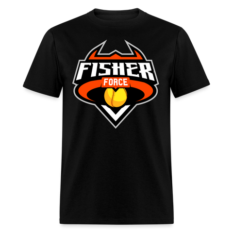 Fisher Force | Golden Diamond | 2023 | Adult T-Shirt - black