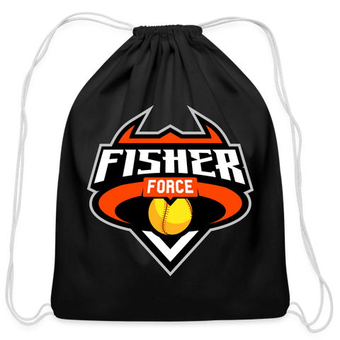 Fisher Force | Golden Diamond | 2023 | Cotton Drawstring Bag - black