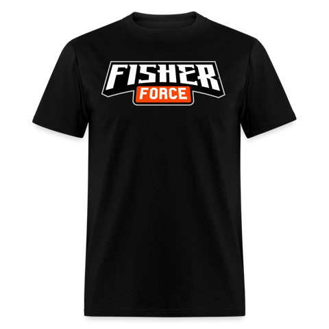 Fisher Force | Bold | 2023 | Adult T-Shirt - black