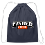 Fisher Force | Bold | 2023 | Cotton Drawstring Bag - navy