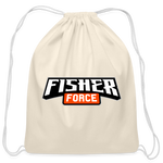 Fisher Force | Bold | 2023 | Cotton Drawstring Bag - natural