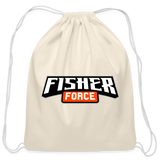 Fisher Force | Bold | 2023 | Cotton Drawstring Bag - natural