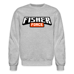 Fisher Force | Bold | 2023 | Adult Crewneck Sweatshirt - heather gray