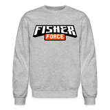 Fisher Force | Bold | 2023 | Adult Crewneck Sweatshirt - heather gray