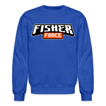 Fisher Force | Bold | 2023 | Adult Crewneck Sweatshirt - royal blue