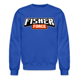 Fisher Force | Bold | 2023 | Adult Crewneck Sweatshirt - royal blue