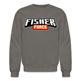 Fisher Force | Bold | 2023 | Adult Crewneck Sweatshirt - asphalt gray