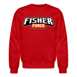 Fisher Force | Bold | 2023 | Adult Crewneck Sweatshirt - red